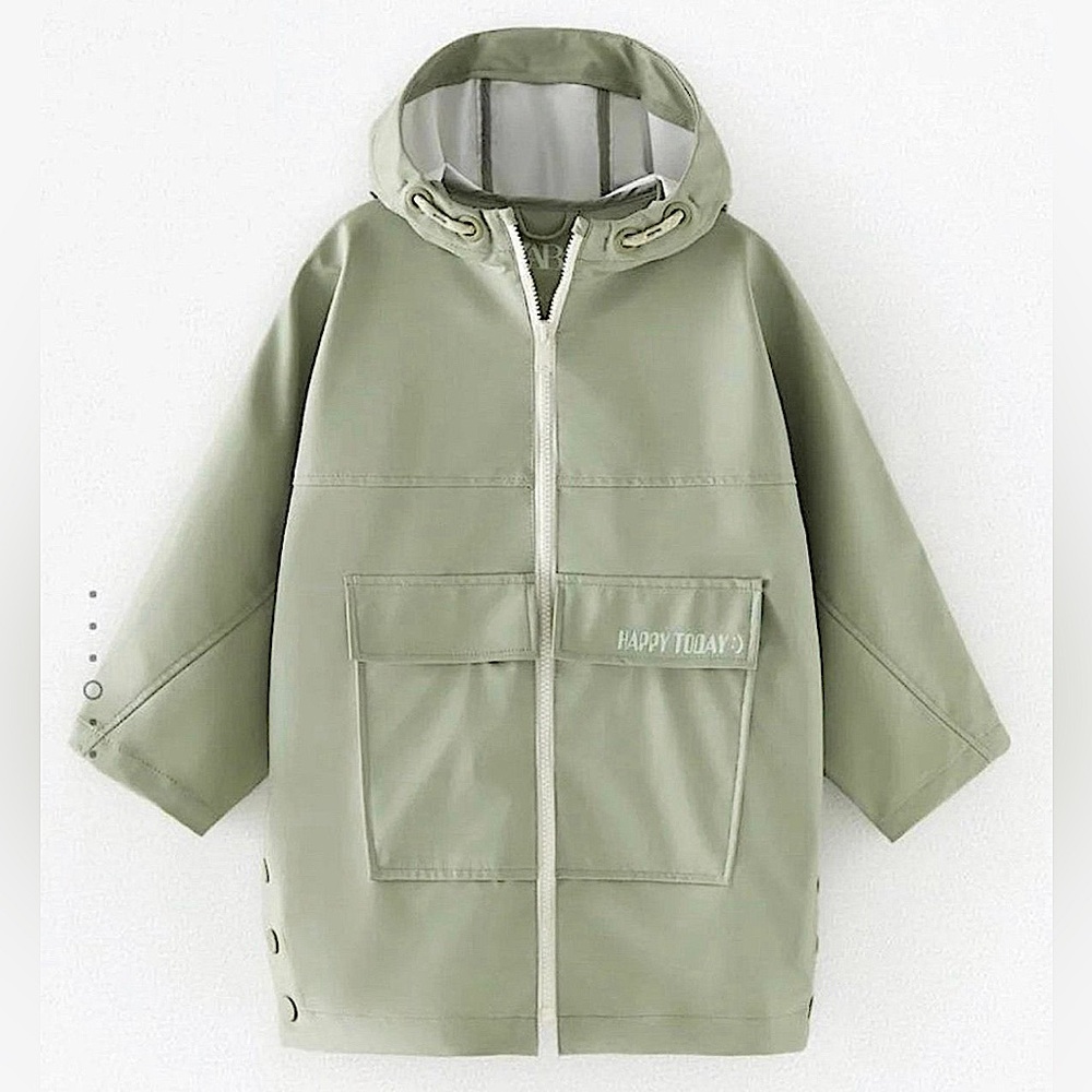 NWT ZARA Rubberized Jacket